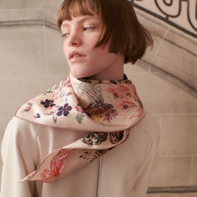 レディス, スカーフ、ショール＆マフラー, スカーフ＆シルク  