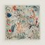 Emile et Une Nuit scarf 90, argent/orange/vert