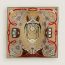 Stately Wheels scarf 90, sable/brun/rouge