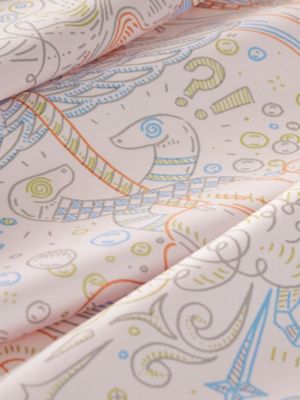 Please Hold The Line scarf 90, View: Detail, detail, view 3 of 3