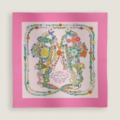 カレ 90 《ブリッド・ドゥ・ガラ・アン・フルール》 | Hermès  