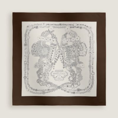 Foulard Hermès Brides De Gala 90cm En Soie - Multicouleur, Occasion