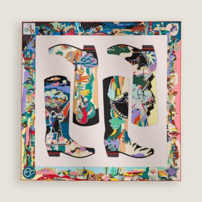 カレ 90 《ブーツ・ストーリー》 | Hermès - エルメス-公式サイト 