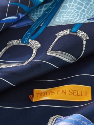 Tous en Selle 스카프 90, 보기: 세부 사진, detail, 3개 중 3번째 보기