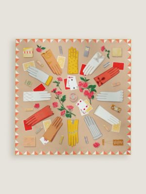 beige doré/corail/miel