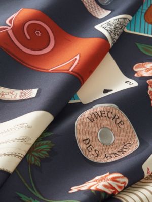 L'Heure des Gants scarf 90, View: Detail, detail, view 3 of 3