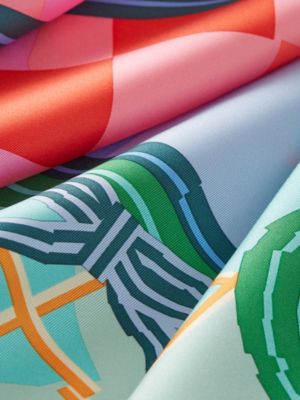 Camails a Carreaux scarf 90, View: Detail, detail, view 3 of 3