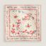 Les Mustangs Marble Silk scarf 90, rose/blanc/bleu