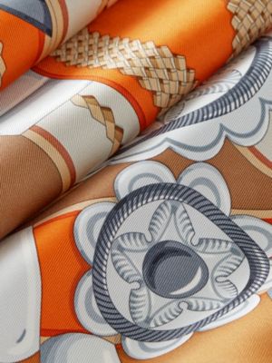 Flora y Plata scarf 90, View: Detail, detail, view 3 of 3