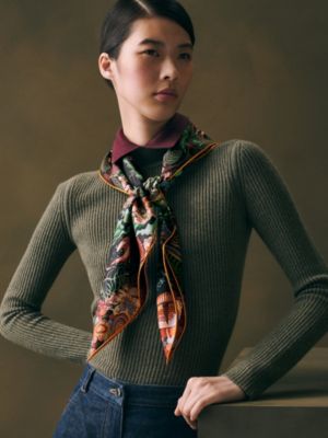 Rewilding Nature 스카프 90, 보기: 이미지: 제품 착용 이미지, worn, 2개 중 4번째 보기