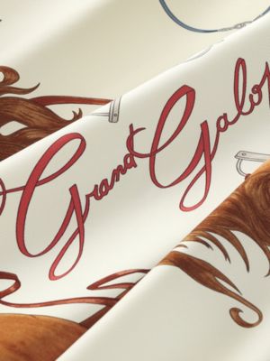 Lenço 90 Grand Galop, Exibir: Detalhes, detail, visualizar 4 de 4