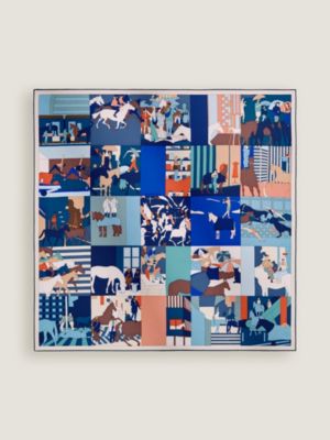 bleu/blanc/marron glacé