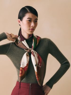 Selle en Eclats scarf 90, View: Worn, worn, view 2 of 3
