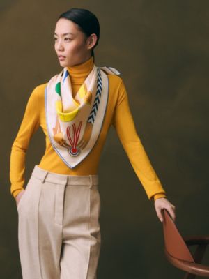 Selle en Eclats scarf 90, View: Worn, worn, view 2 of 3