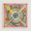 Colliers et Laisses pour Chiens scarf 90, kraft/rose/multicolore