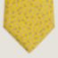 Cravate 7&nbsp;cm Petits Maillons, jaune/gris