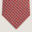 Corbata Balade en Forêt, rouge/gris clair/anthracite