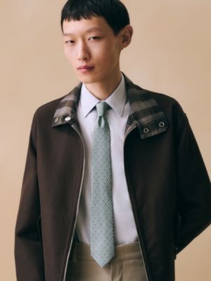 シルクツイルタイ ツイルビー 7&nbsp;cm 《頂上の休息》, イメージ: 着用例, worn, ビュー2の2