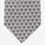 45 Tours tie, anthracite/gris clair/orange vif