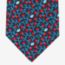 Papillons et Fleurs tie, marine/azur/rouge