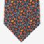 Papillons et Fleurs tie, anthracite/gris clair/orange