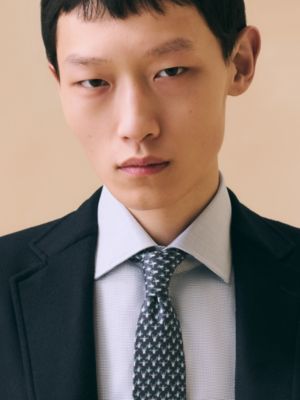 シルクツイルタイ 7&nbsp;cm 《パー・イシ》, イメージ: 着用例, worn, ビュー2の2