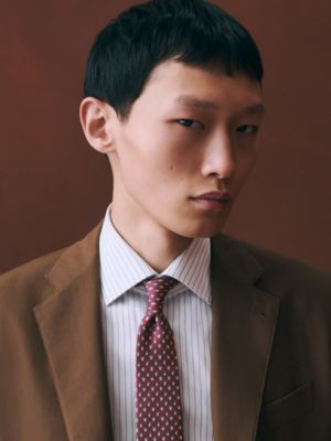 シルクツイルタイ 7&nbsp;cm 《パー・イシ》, イメージ: 着用例, worn, ビュー2の2