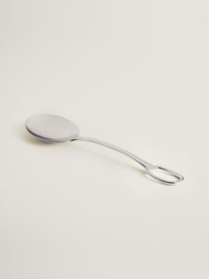 Attelage steel salad serving spoon