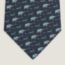 Sauve Qui Peut! tie 7&nbsp;cm, marine/gris bleuté/orange