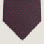 Hilario tie, marine/rouge, no stock