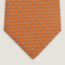 Hilario tie 7&nbsp;cm, orange/ciel