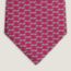 Gravata Landing H 7&nbsp;cm, fuchsia/blanc