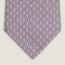 Cravate Maillons Parade, rose/gris