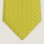 H Oblique tie, jaune