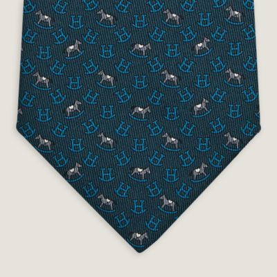 Hermès Rocking Horse Tie