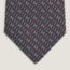 H Cabestan tie, marine/ciel/rouge