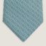 H Cabestan tie, ciel/azur/blanc