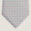 Chant du Coq tie 7&nbsp;cm, rose dragée/blanc/ciel