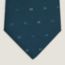 Cravate H Tonneau, marine/bleu