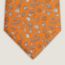 Quincaillerie du Faubourg tie, orange/gris, no stock