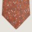 Pieces met tie, orange brûlé/gris/blanc