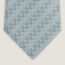 Cravate H Mors, ciel/blanc/gris