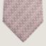 Gravata H Mors, rose/blanc/gris