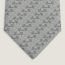 Gravata H Mors, gris/anthracite/blanc