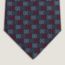 Ferronnerie du Faubourg tie, marine/anthracite/rouge