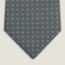 Maillons Mosaïque tie, gris/anthracite/rouge