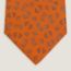 Mors Dance tie, orange/bleu clair/gris foncé