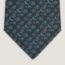 H en Mouvement tie, marine/ciel/orange