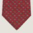 H en Mouvement tie, bourgogne/moutarde/indigo