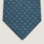 H en Mouvement tie, indigo/blanc/mauve